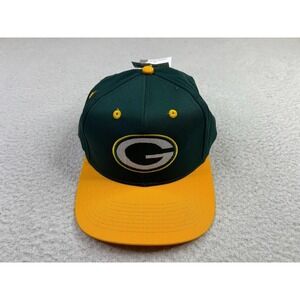 Vintage Green Bay Packers Hat Cap Snap Back Mens One Size NFL Football Game Day